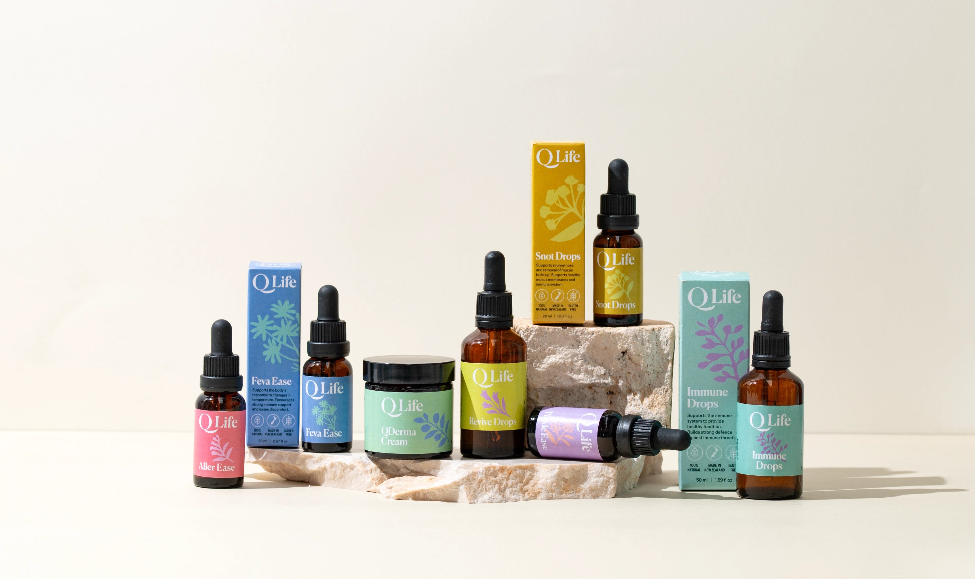 Q Life natural health products including herbal remedies and supplements for children and families